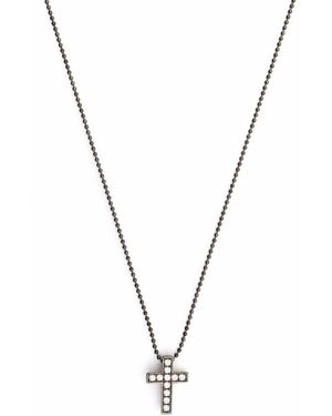 DSquared² Cross Necklace - Metallic