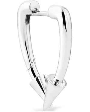 Kismet by Milka 14- Intersection Single Earring - White