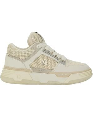 Amiri Leather Mesh Trainers - White