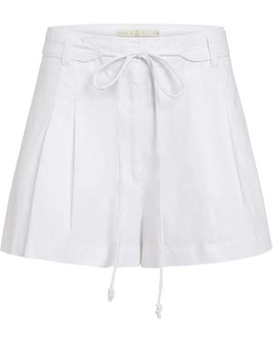 Marie Oliver Lander Pleated Shorts - White