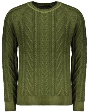 Moorer Cable-Knit Cashmere Jumper - Green