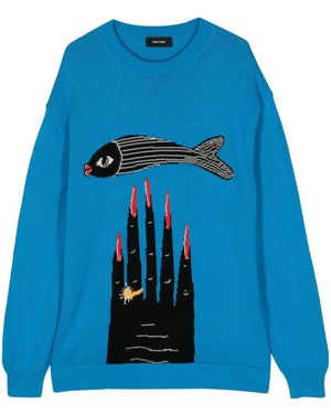 BOTTER Maglione Powerful Hand - Blu