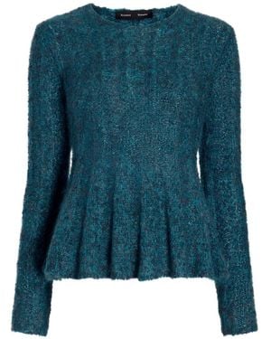 Proenza Schouler Top Joelle De Mohair - Azul