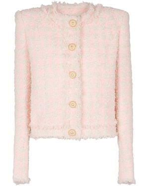 Balmain Tweed Jacket - Pink