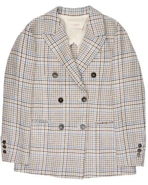 Montedoro Double-Breasted Blazer - Gray