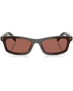 Prada Rectangle-Frame Sunglasses - Pink