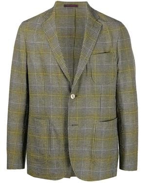 The Gigi Checked Blazer - Green