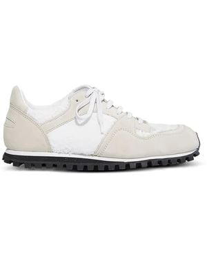 Comme des Garçons X Spalwart Sequin-Embellished Suede Trainers - White