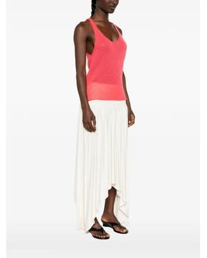 ELY ELY Top De Punto Fino - Rojo