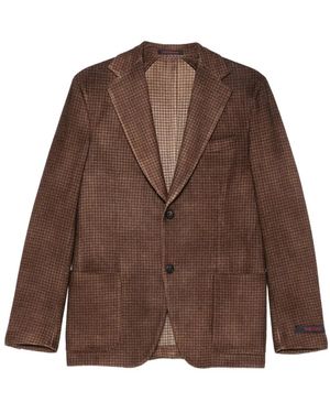 The Gigi Notch-Lapels Jacket - Brown