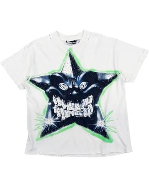 HELLSTAR Graphic-Print T-Shirt - Blue