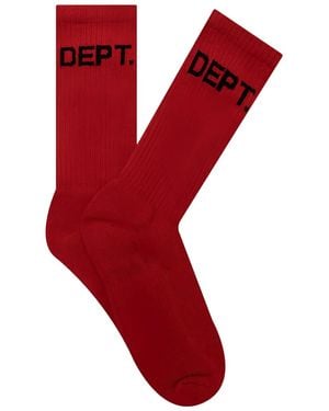 GALLERY DEPT. Calcetines Dept - Rojo
