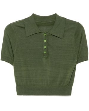 Cynthia Rowley Polo de punto - Verde