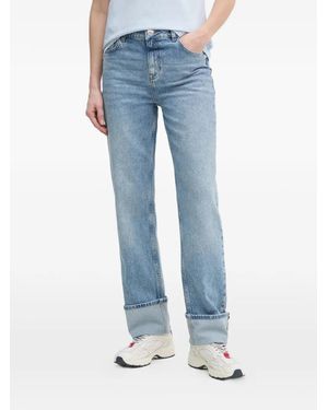 Mos Mosh Mmstella Chrome Cuffed Jeans - Blue
