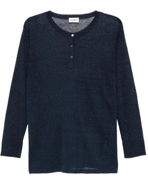 P.A.R.O.S.H. Buttoned Long-Sleeved Top - Blue