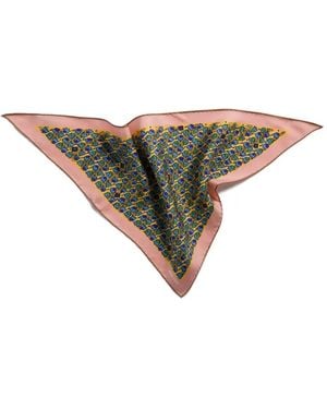 Miu Miu Fular De Sarga Aestampado - Neutro