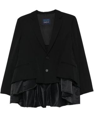 Yohji Yamamoto Frayed Blazer - Black