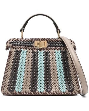 Fendi Peekaboo Iseeu Mini Bag - Blue