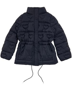Bimba Y Lola ハートステッチ ダウンジャケット - ブルー