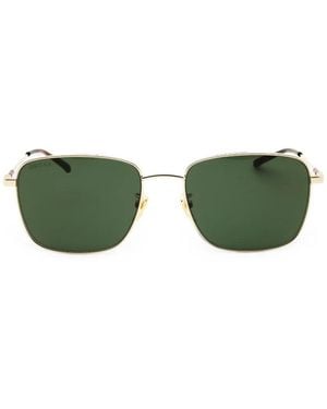 Gucci Sonnenbrille Mit Eckigem Gestell - Grün