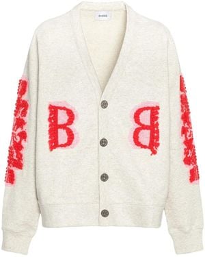 Barrie Cardigan Mit Logo-Stickerei - Rot