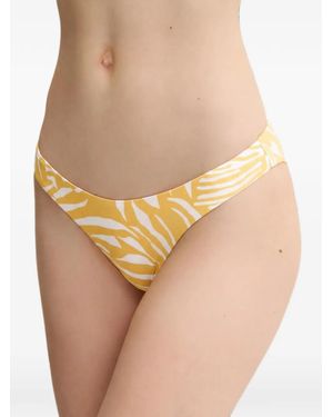 Melissa Odabash Bas De Bikini Imprimé Zèbre - Natural