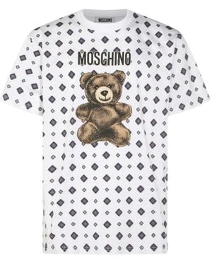 Moschino Printed T-Shirt - White