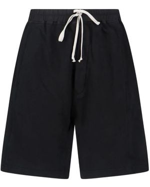 Rick Owens Drawstring Bermuda Shorts - Black