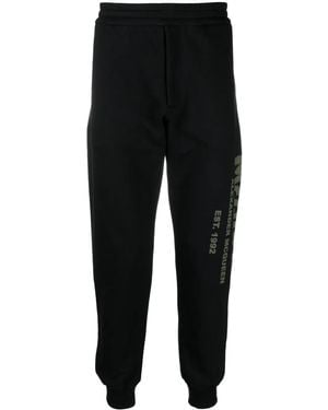 McQueen Graffiti Jogginghose - Schwarz