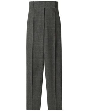Lanvin Geruite Broek - Grijs