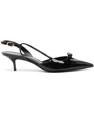 Stuart Weitzman 50 Mm Tully Slingback Pumps - Zwart