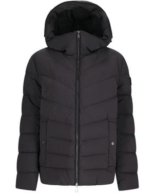 Add Doudoune À Capuche - Noir