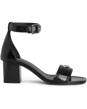 Zadig & Voltaire 63Mm Caprese Wings Sandals - Black