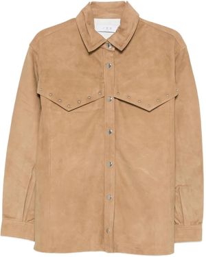 IRO Suede Jacket - Natural