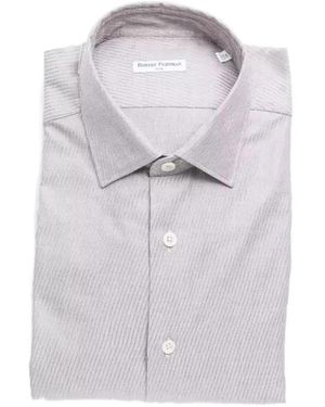 Robert Friedman Textured-Weave Slim-Fit Shirt - White