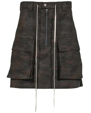 ARNODEFRANCE Gonna Night Con Stampa Camouflage - Nero