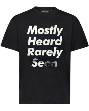 Mostly Heard Rarely Seen T-Shirt Con Grafica - Nero