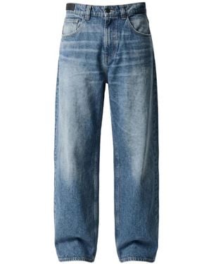 ADNYM Awi 211 Faded Straight-Leg Jeans - Blue