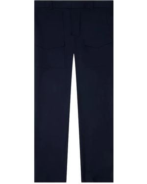 Helmut Lang Hose Mit Aufgesetzter Tasche - Blau