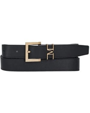 MARCIANO BY GUESS Logo-Buckle Belt - White