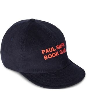 Paul Smith Book Club Ribfluwelen Pet - Blauw