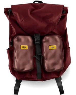 Crash Baggage Soft Rucksack 2,0 Buckle-Fastening Backpack - Purple
