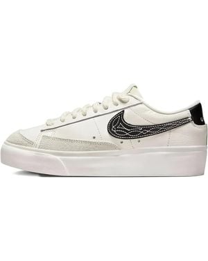 Nike Blazer Low Platform Sneakers - White