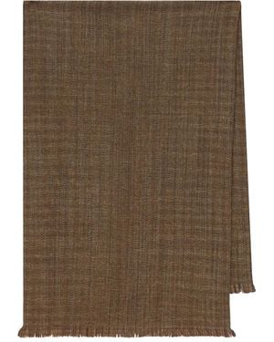 Loro Piana Fringed Scarf - Brown