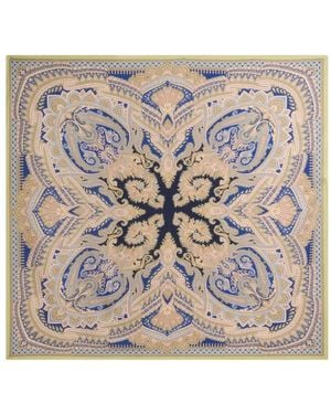 Etro Seidenschal mit Paisley-Print - Grau