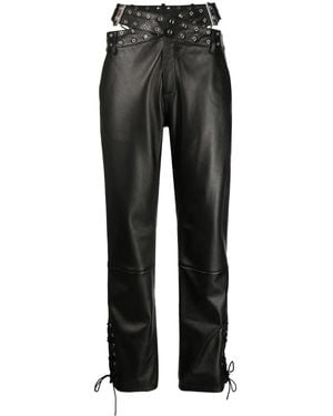 Monse Pantaloni Con Cintura - Nero