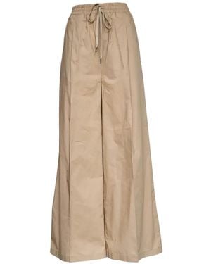Department 5 Sly Drawstring Palazzo Trousers - Natural
