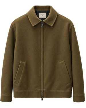 Circolo 1901 Zip-Up Felted Jacket - Green