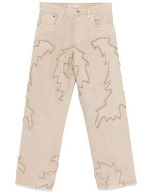 sunflower Logo-Patch Jeans - Natural