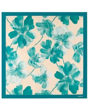 Furla Tortona Carré Scarf - Green